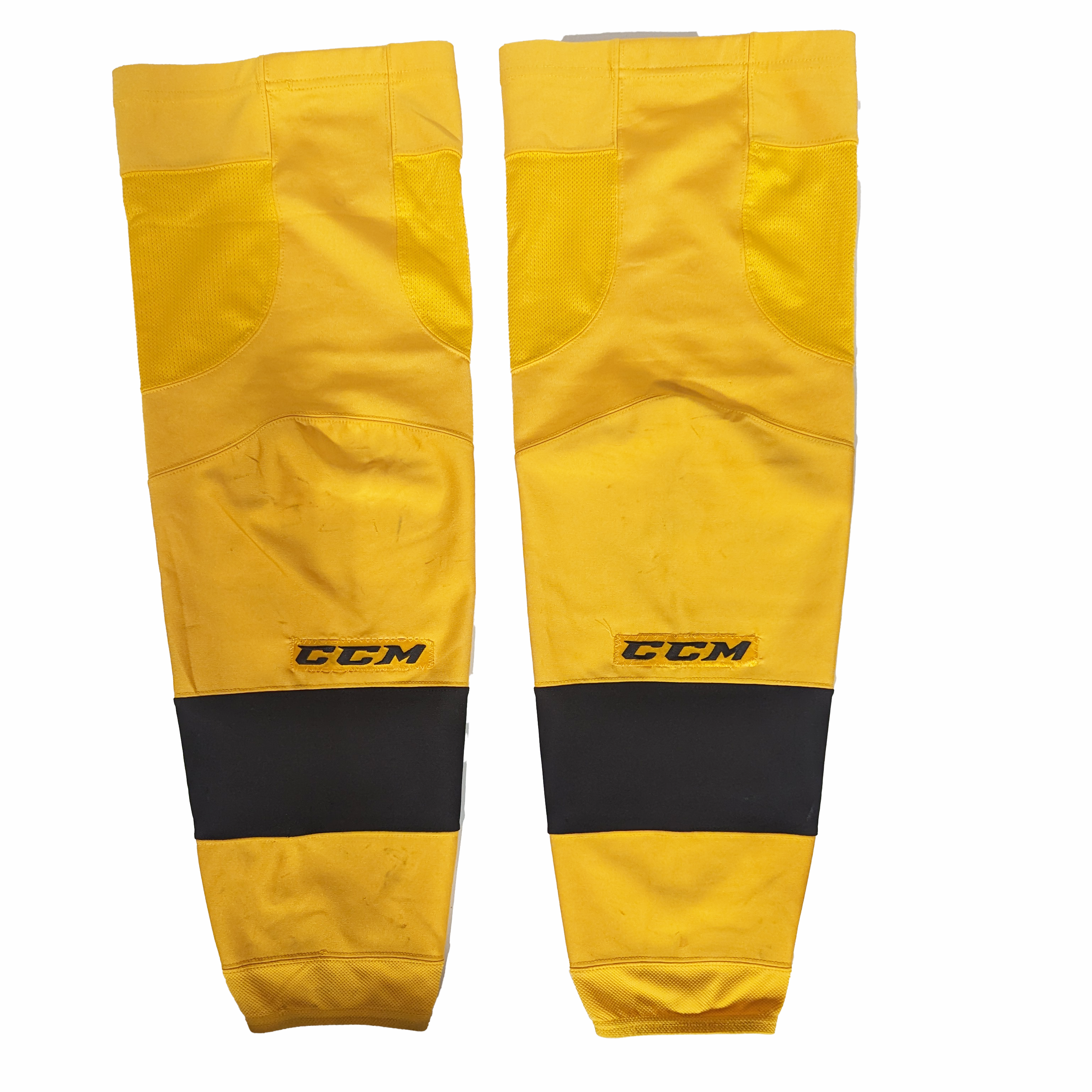 OHL - Chaussette de hockey CCM d'occasion (noire/jaune)